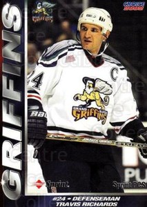 2001-02 Grand Rapids Griffins #16 Travis Richards