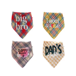 Pet Dog Bandana Collar Puppy Neckerchief Scarf Bibs For Cat Pet - Picture 1 of 16