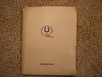 Baltimore Colts official internal stat sheets & reports & info 1958 1959 CHAMPS - Image 1 of 4