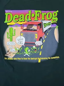Vintage 1996 Deadfrog Budweiser Parodie Frosch T-Shirt, L, 21,5x30", selten - Bild 1 von 23