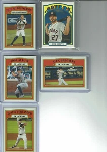 2021 Heritage Baseball Houston Astros Team Set (16) Base Cards - Picture 1 of 3