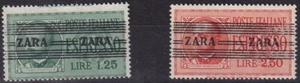 ZARA - 1943 espressi, soprastampati 1,25 e 2,50 - (605/FM23) - Picture 1 of 1