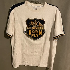 Born Fly Shirt Size XXXL Patch Highway Sign Anytown USA - Picture 1 of 5