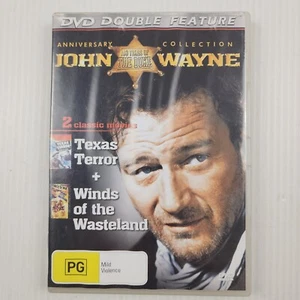 John Wayne Double Feature DVD - Texas Terror, Winds Of The Wasteland All Regions - Picture 1 of 6