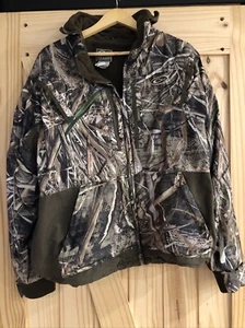 Drake Waterfowl Jacket Mens Medium Magnattach Camo Fleece Lined Max-5 Realtree - Picture 1 of 6