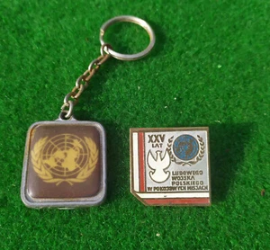 XXV of Polish People's Army in peacekep missions Badge WARSAW PACT LWP moro 1978 - Picture 1 of 3