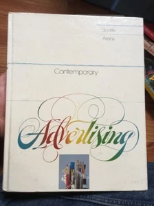 Contemporary Advertising Hardcover Bovee/Arens 1982 First Edition Fast Free Ship - Picture 1 of 5