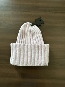 Sonoma GoodsForLife Damen-Beanie lila breit gerippt Wolle weich Einheitsgröße, neu mit Etikett $ 24 - Bild 1 von 4