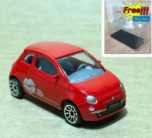 Majorette Fiat 500 Red Kiss Diecast Car Scale 1:55 (3 Inches) 286C no Package - Picture 1 of 7