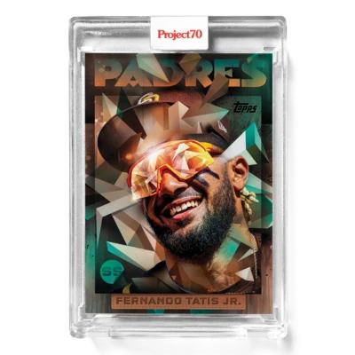Tarjeta Topps Project 70 506 - 1986 Fernando Tatis Jr. por Mikael B ¡EN MANO!! Foto 1 de 2