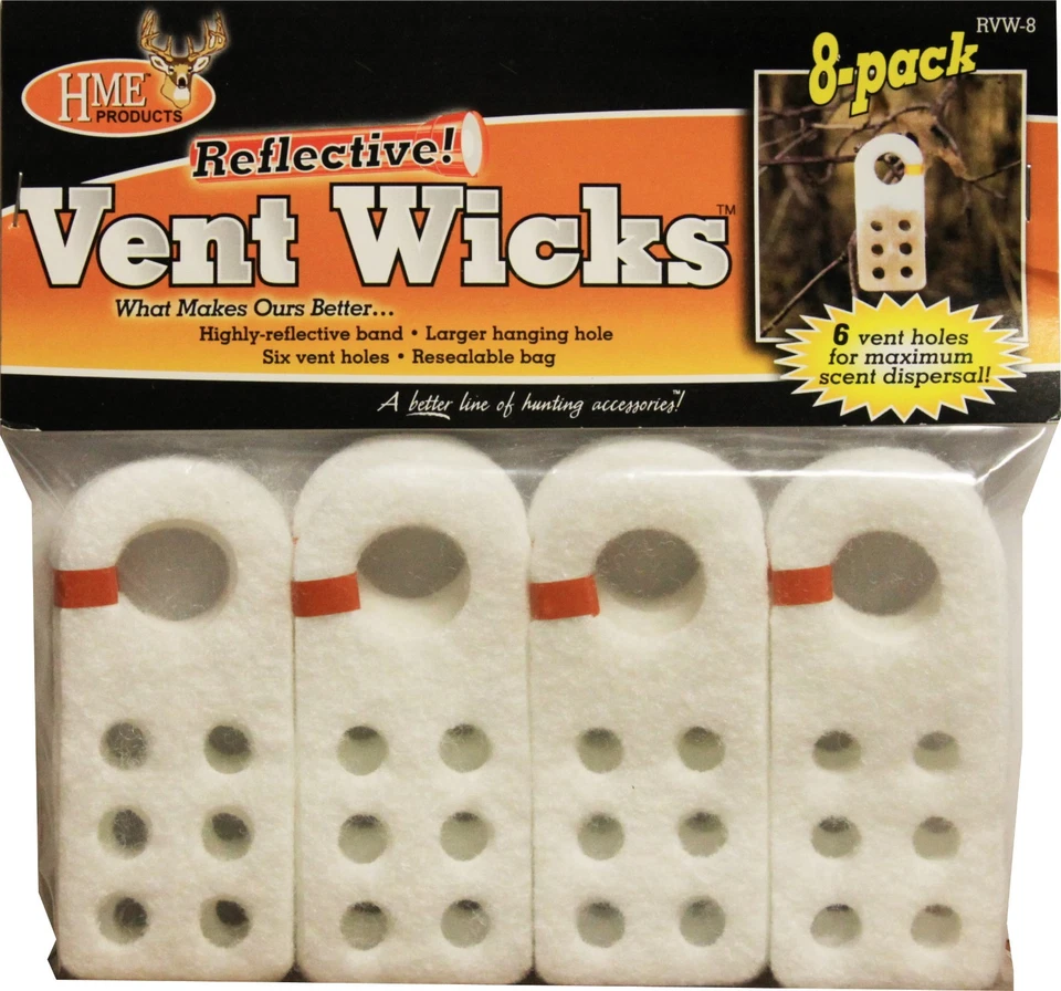 HME Products Reflective Vent Wicks 8 Pack RVW-8 Scent Dispenser #00806x2 - Image 1 of 1