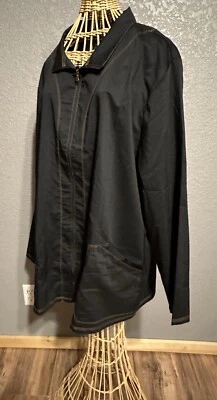 Chaqueta Ligera para Mujer DICKIES Negra 2XL Bolsillos Cuello Tareas de Trabajo Foto 1 de 4