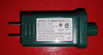 Transformer DC Adapter AC/DC Model  J-29V14W  120v Input, 29v DC 0.5A Output #40 - Image 1 of 4