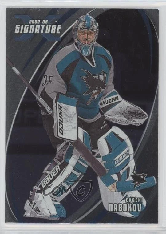 2002-03 ITG Be A Player Signature Series Evgeni Nabokov #007 - Image 1 of 2