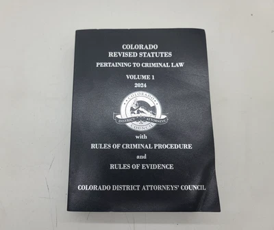 Lexis Nexis Colorado Revised Statutes Pertaining To Criminal Law Volume 1 , 2024 - Image 1 of 4