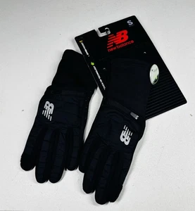 New Balance Lightweight Touchscreen Warm Running Gloves, Small Black Reflective - Picture 1 of 3