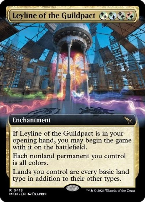 MTG English Leyline of the Guildpact (Extended Art) NM Normal - Image 1 of 1