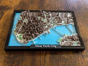 Diorama miniature New York City scene 3D printed 187x136mm - Picture 1 of 10