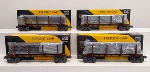 K-Line K663-8027A West Side Lumber Skeleton Log Cars (Pack of 4) EX/Box - Picture 1 of 5