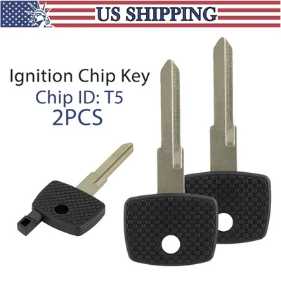 2 llaves transpondedoras para Mercedes Benz Sprinter Dodge Sprinter 2002-2006 + chip T5 Foto 1 de 4