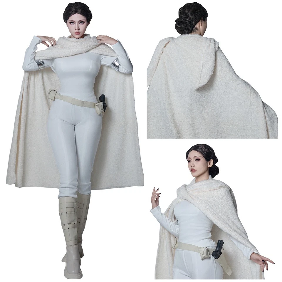 Padme Naberrie Amidala косплей костюм наряд плащ топы прибыл 4 дня - Изображение 1 из 4