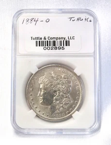 "1884" Lady Liberty - Morgan Silver Dollar - o Mint Mark - Uncirculated - Picture 1 of 2