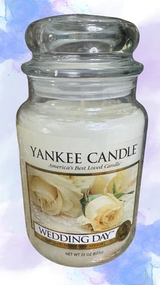 Yankee Candle Día de la Boda Tarro Grande Vela Etiqueta Clásica Foto 1 de 3