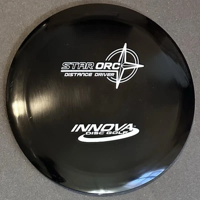 Innova PFN Star Orc Midnight Black, Patent Number, Penned Disc Golf Driver - Image 1 of 2