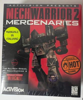 Mechwarrior 2 Mercenaries italiano PC Cd-Rom Big Box Activision Nuovo sigillato - Immagine 1 di 4
