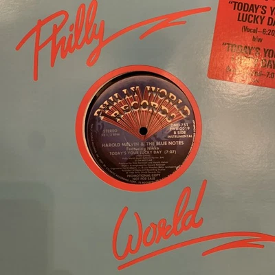 Harold Melvin & The Blue Notes* Featuring Nikko – Today's Your Lucky Day - NM+ - Image 1 of 4