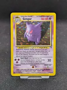 Tarjeta Pokémon Gengar 11/110 Holo Legendary Collection WOTC LP/Jugada - Imagen 1 de 3