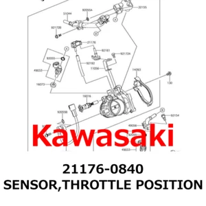 【NEW】Kawasaki Genuine SENSOR,THROTTLE POSITION 21176-0840 Direct From Japan - Picture 1 of 1