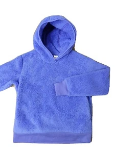 Athleta Girls Youth Pullover Blue Fleece Sweater Size S (7) Hoodie Warm - Picture 1 of 9
