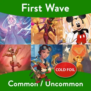 Disney Lorcana CCG COLD FOIL Holo Common & Uncommon Singles You Pick - Picture 1 of 128