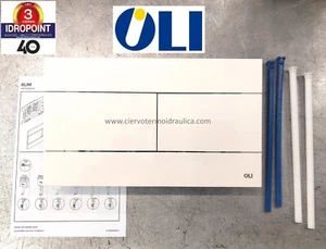 PLACCA OLI SLIM DUAL BIANCA 659041 PER CASSETTA INCASSO QUADRA-OLI74-EXPERT EVO - Foto 1 di 5