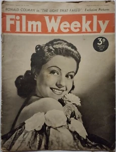 Film Weekly - Saturday 29th July 1939 - Vol. 22, No. 563 - Margaret Lockwood - Picture 1 of 2