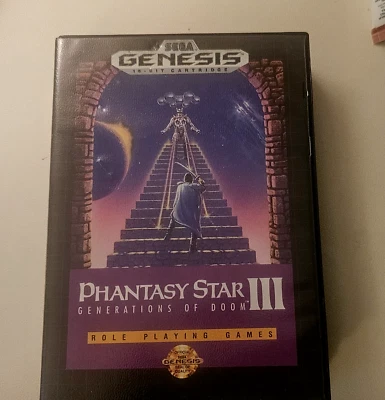 Phantasy Star III - Sega Mega Drive Genesis IN BOX WITH MANUAL - Image 1 of 4