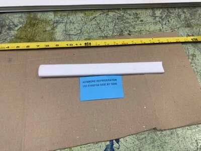 REFRIGERADOR KENMORE 253.51692104 porta lateral direita acabamento superior moldagem branca - Imagem 1 de 4
