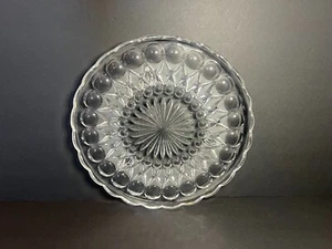 Vintage German Bleikristall PbO Crystal Glass Round Cake Plate Platter Tray 12" - Picture 1 of 5