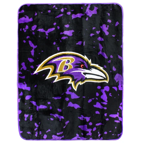 Baltimore Ravens 50" x 60" Throw Blanket Cover