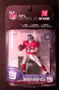 2009 McFarlane's Sports Picks - Eli Manning (Red Jersey Variation) - NFL Ser. 20 - Picture 1 of 4