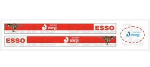 Code 3 Adhesive Vinyl Decals Suit 1/50 Corgi Diecast Tanker - ESSO Livery - Picture 1 of 1