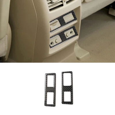 Cubierta del panel de toma de corriente trasera de fibra de carbono para Lexus RX350 RX450H 2010-2012 Foto 1 de 4