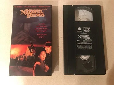 Needful Things (VHS, 1993) Max Von Sydow, Ed Harris, Bonnie Bedelia  - Image 1 of 3