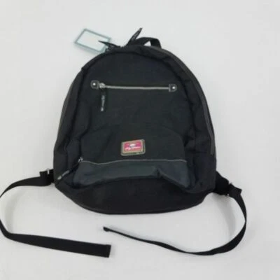 Bolso Mochila Lily Bloom Negro Estilo Universitario Sólido Escolar Bolsillos con Cremallera Foto 1 de 4