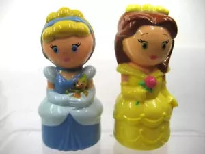 Disney 2 Princess Belle & Cinderella 3" Figure Mega Bloks Replacement - Picture 1 of 8