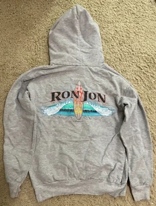 Ron Jon Surf Shop Sweatshirt Hoodie Erwachsene SMALL grau Orlando, FL * UNBEDINGT ANSEHEN - Bild 1 von 4