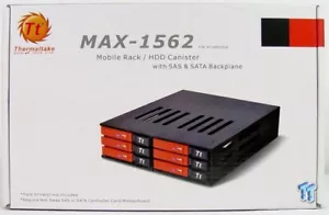 Thermaltake Max-1562 Mobile Rack/ HDD Canister, SAS & SATA *NEW* - Picture 1 of 17