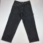 Vintage 90s Y2K Southpole Black Jeans Carpenter Baggy Streetwear Skater 34x30