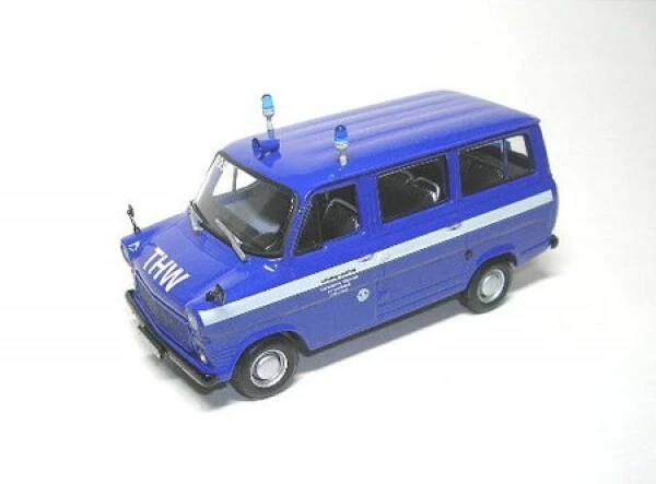 Ford Trans Bus 1977 THW Koeln Minichamps 1/43 modellismo